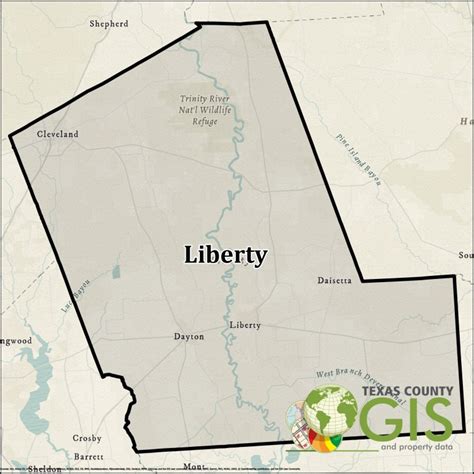 Liberty County GIS Shapefile and Property Data - Texas County GIS Data