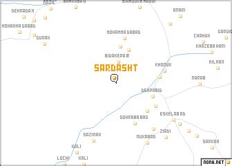 Sardasht (Iran) map - nona.net