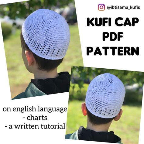 crochet kufi hat unisex PDF pattern | Inspire Uplift