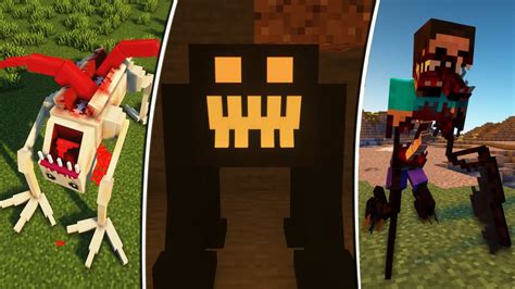 Top 10 Horror Mods Make Minecraft Scarier 2023 (Forge) - YouTube