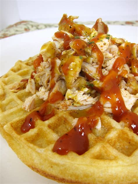 BBQ Chicken & Buttermilk Waffles | Plain Chicken