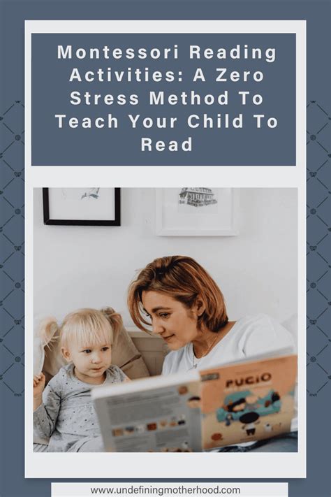 Montessori Reading Activities: A Zero Stress Method To Teach Your Child ...