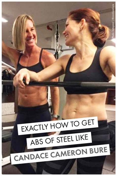 How to Get Abs of Steel Like Candace Cameron Bure, Straight From Her Trainer | Abs workout ...