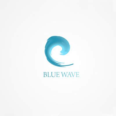 Blue Wave Logo | Logo Design Gallery Inspiration | LogoMix