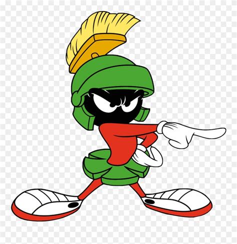 Download Cartoon Marvinthemartian Marvin Looneytunes Martian - Marvin The Martian Japon Clipart ...