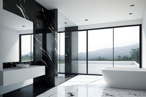 Black Marble Bathroom