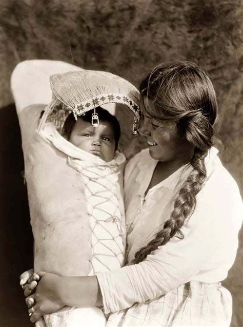 You are viewing an unusual image of an Achomawi Indian Mother and Child ...