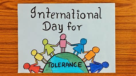 international day for tolerance(November 16)drawing |easy tolerance day ...