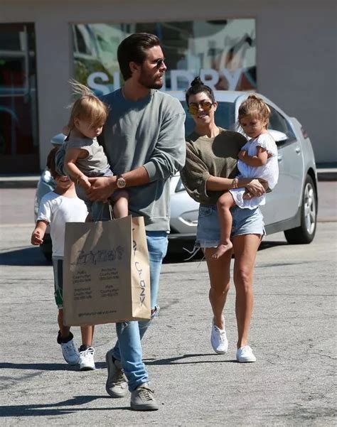 Kourtney Kardashian and Scott Disick play happy families in Malibu with kids Mason, Penelope and ...