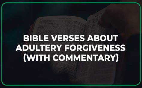 25 Bible Verses About Adultery Forgiveness (With Commentary ...