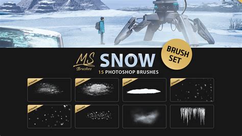 ArtStation - Dynamic Snow Photoshop Brushes | MS Brushes | Brushes