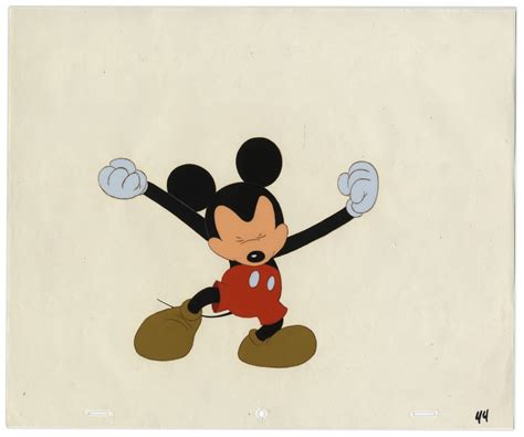 Lot Detail - Mickey Mouse Animation Cel by Walt Disney Co.