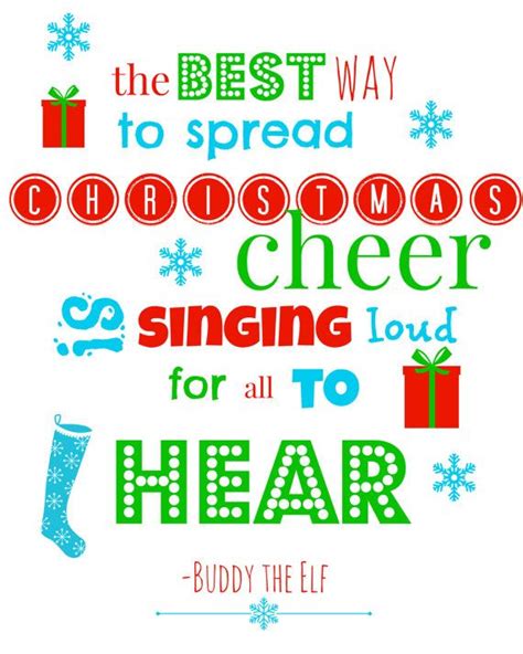 Buddy the elf, The elf, Singing