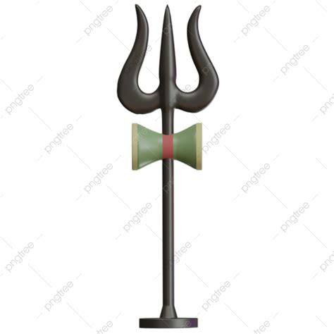 Shiva Trishul With Damroo, Trident, Trishul Transparent, Trishul PNG ...