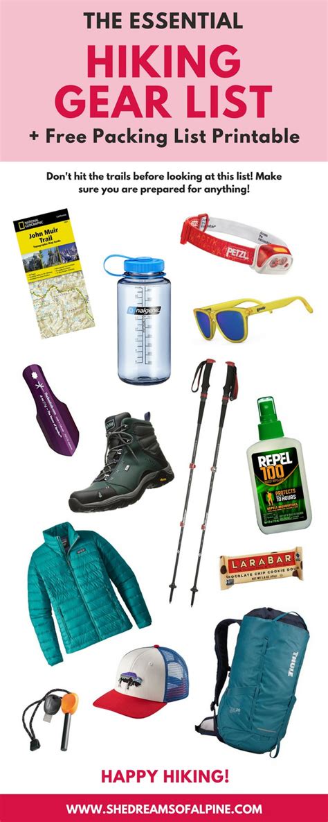 Hiking 101 - The Essential Hiking Gear List for 2021 (PLUS Hiking ...