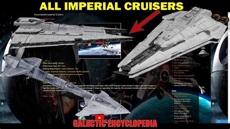 ALL CRUISERS of the Empire - Star Wars - YouTube