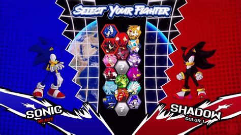 Sonic Smackdown - All Characters & Colors + Stages *Updated* - YouTube