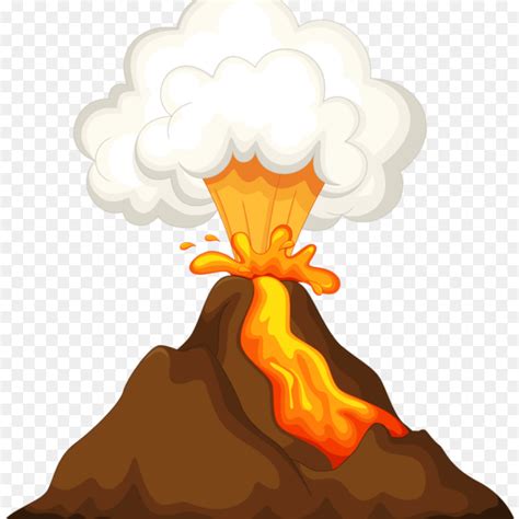 Volcano Png Cartoon