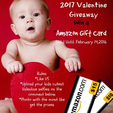Get a chance to WIN a "Amazon Gift Card" this coming Valentines day. JOIN NOW! Visit us:http ...