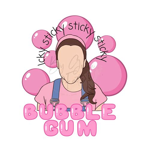 Ms Rachel Png Ms Rachel Sublimation Icky Sticky Bubble Gum Png - Etsy