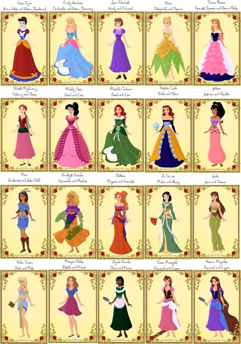 Disney Daughters-with names by Haili73 on DeviantArt