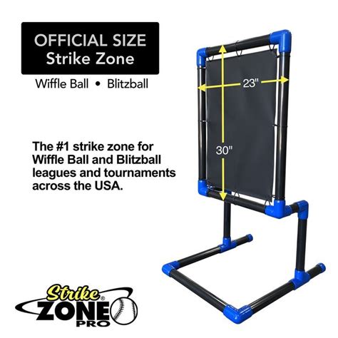 Wiffle ball strike zone and Blitzball strike zone. | Wiffle ball ...