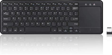 Wireless Keyboard with Touchpad and Number Pad 2021