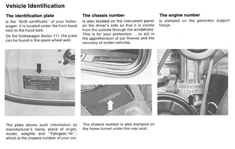 How to decipher your VW Beetle engine and chassis numbers - Heritage ...