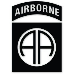 82nd-airborne-logo-black | Airborne, Hobbies for kids, Military logo