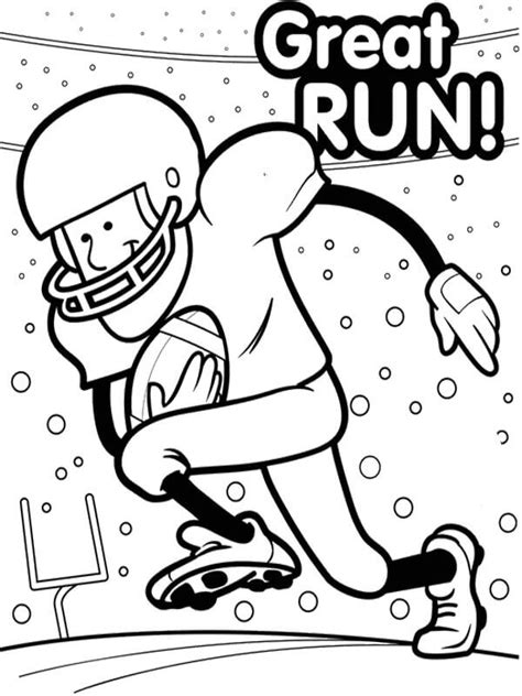 21 Free Super Bowl Coloring Pages Printable