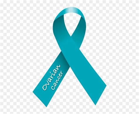 #ovarian Cancer Ribbon #teal - Vaginal Cancer Ribbon Colors, HD Png Download - 456x621(#4659586 ...