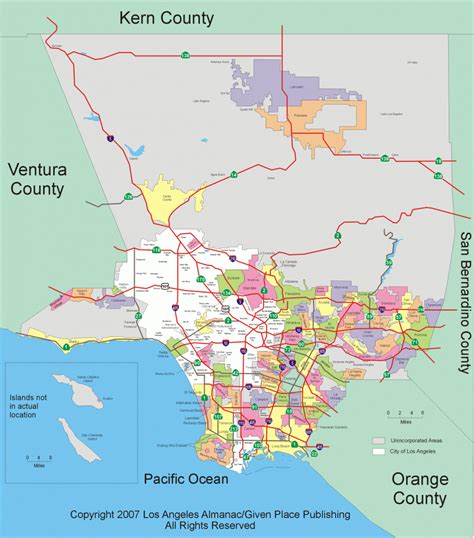 Printable Map Of Los Angeles - Printable Maps