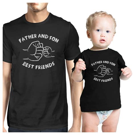 365 Printing - Father And Son Best Friends Black Matching Shirts Father's Day Gift - Walmart.com ...