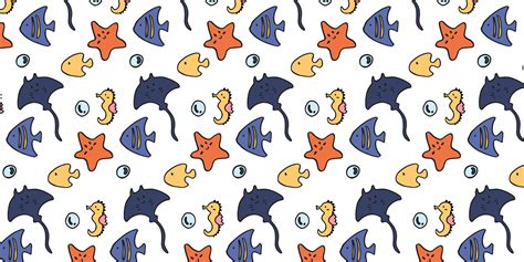 cute cartoon fish wallpaper background 29166763 Vector Art at Vecteezy