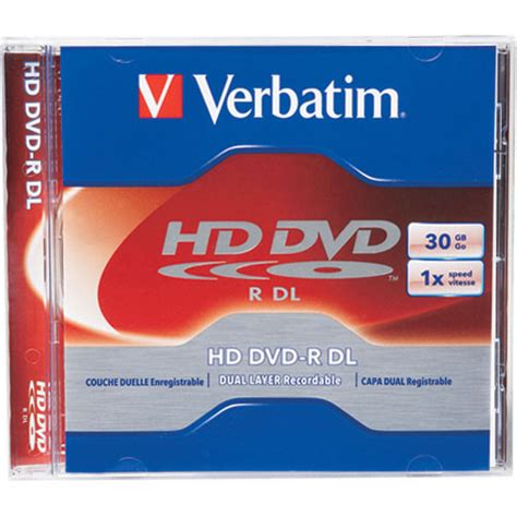 Verbatim 30GB HD DVD-R Recordable Disc in Jewel Case 95531 B&H