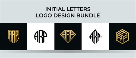 Initial letters ARP logo designs Bundle 4916658 Vector Art at Vecteezy