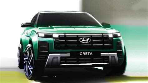 2024 Hyundai Creta facelift design sketches revealed: Check features ...