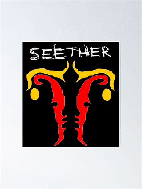 "The best logos favorite rock band Seether" Poster by ccanti4q | Redbubble