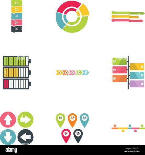 Business analyst icons set, flat style Stock Vector Image & Art - Alamy