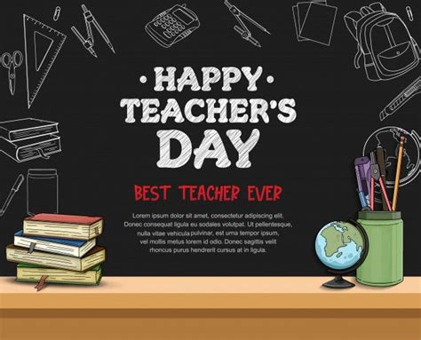 Premium Vector | Happy teacher's day banner template | Happy teachers day, Happy teachers day ...