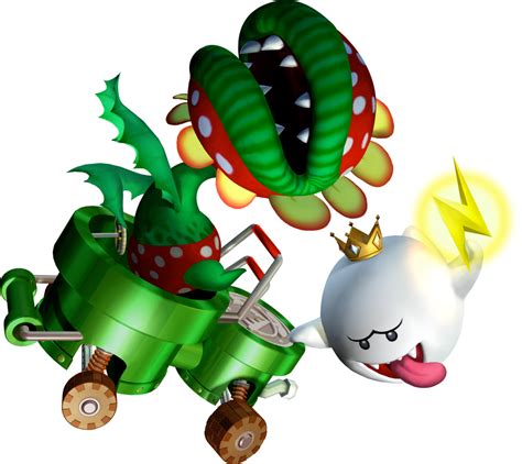 File:Petey Piranha and King Boo - Mario Kart Double Dash.png - Super ...