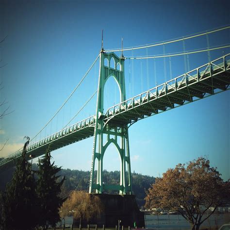 St Johns Bridge | As seen from below, in Cathedral Park | Vahid | Flickr