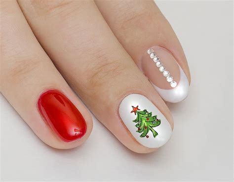 Christmas Nail Art Decals Set #6 | Christmas nails, Nails, Christmas nail art