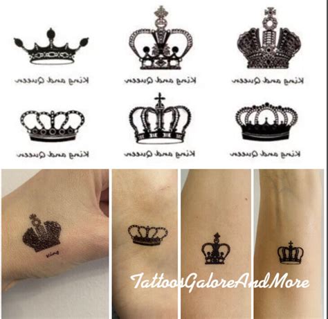 King And Queen Crown Tattoo Drawing