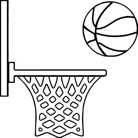 How To Draw A Basketball Hoop Easy at How To Draw