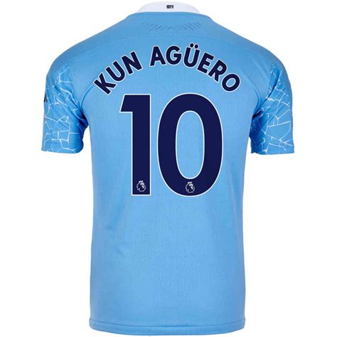 Sergio Aguero Jersey >> Fast Shipping >> SoccerPro