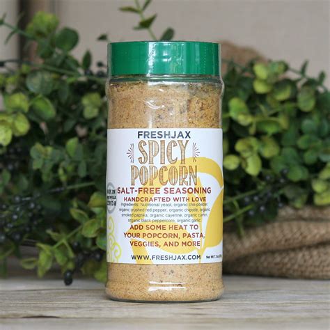 Spicy Popcorn Salt-Free Seasoning | Spicy popcorn, Spicy popcorn seasoning, Popcorn seasoning