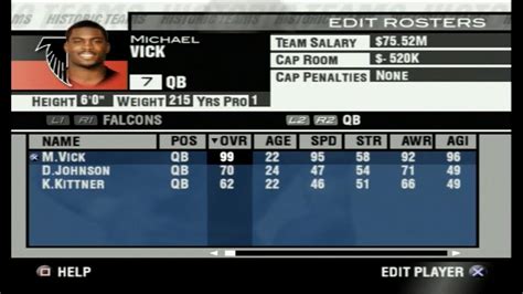 Madden NFL 2004 Historic Teams - 2002 Atlanta Falcons Roster (Custom Made) - YouTube