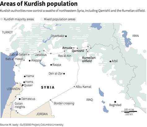 Here's A Map Of The Kurdish Nation - Business Insider