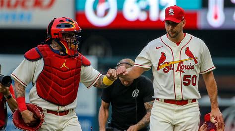 Cardinals' Yadier Molina hits two home runs in historic day alongside longtime battery mate Adam ...